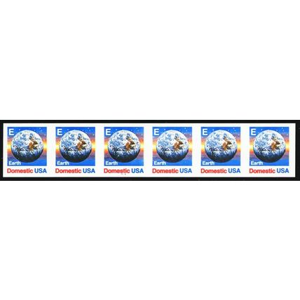 2279a, MNH 25¢ Imperforate PL# 1111 Strip of Six - Stuart Katz