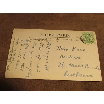 1909 fr real photographic Postcard - Kippax church interior, Nr Leeds -Yorkshire