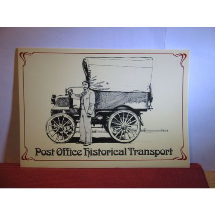 POST OFFICE HISTORICAL VEHICLES set 4, S.E. region 3 x postcards in wallet #