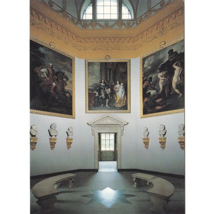 Chiswick House Tribunal or Saloon London Postcard unused VGC