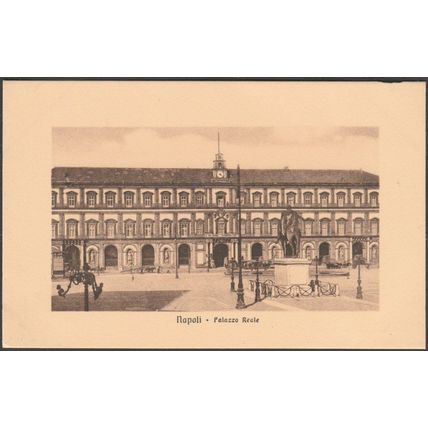 Palazzo Reale, Napoli, c.1910s - Roberto Zedda Cartolina