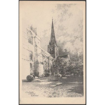 South West, Chichester Cathedral, Sussex, c.1920 - Moore & Wingham Postcard