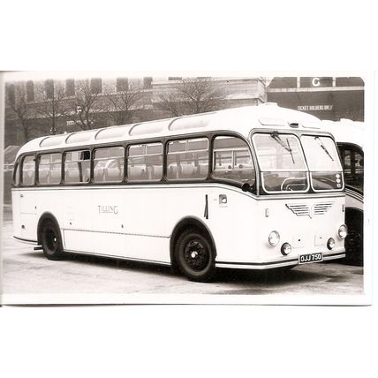 Black & White Photograph of Tillings Transport (BTC) Ltd. - OJJ 750