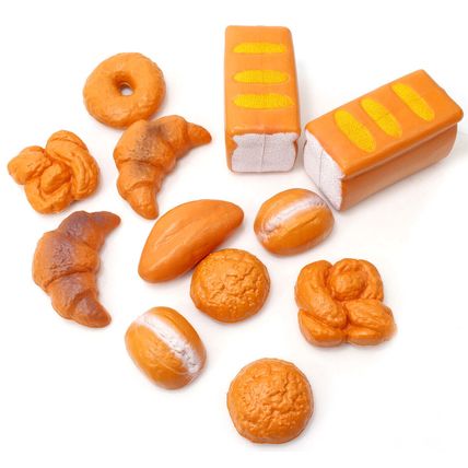 12 Pc Bread Food Playset