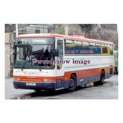 pu0505 - Wilts & Dorset Coach Bus - R214 NFX at Bath , Somerset - print 6x4