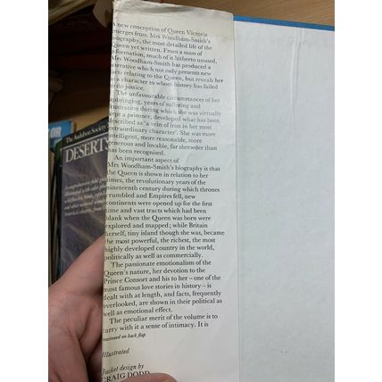 1973 "QUEEN VICTORIA HER LIFE & TIMES 1819-1861" CECIL WOODHAM-SMITH BOOK (P6)
