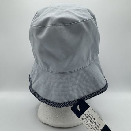Women’s Reversible Kangol Bucket Hat New With Tags Gray/ Blue Plaid - One Size