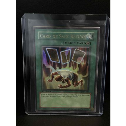 Card of Safe Return - LON-029 - Ultra Rare - 1st Edition Labyrinth of Nightmare