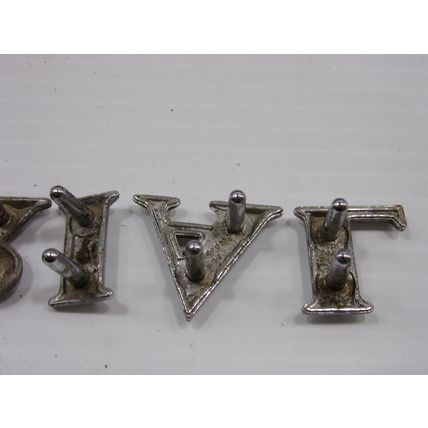 1964 64 1965 65 Chrysler Imperial Trunk Lid Emblems OEM Complete Set