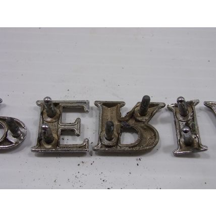 1964 64 1965 65 Chrysler Imperial Trunk Lid Emblems OEM Complete Set