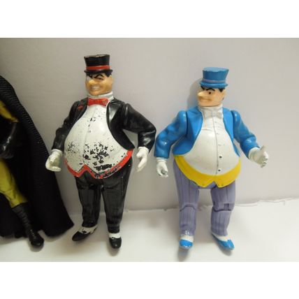 Lot of 4 Vintage Batman Action Figures – Kenner 1990 & 1992 & Batplane & Penguin