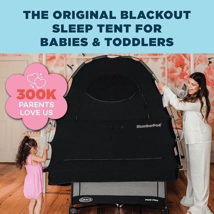 Slumberpod the Original Blackout Sleep Tent Travel Essential for Babies and Todd