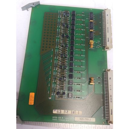 AGIE 621.792.1, STB-03 A SIGNAL TERMINAL BLOCK PCB CARD CIRCUIT,BX