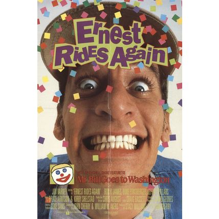Ernest Rides Again (1993)_0 Movie Film Poster Canvas iconic design