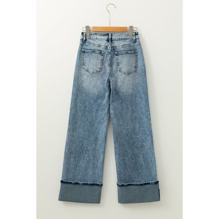 Myosotis High Rise Button Zip Fly Medium Wash Jeans