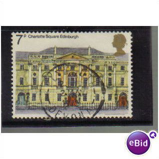 1975 GB CHARLOTTE SQUARE 7P F/U SG 975