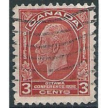 Canada 1932 SG315 3c Scarlet Ottawa Conference Good Used . ..