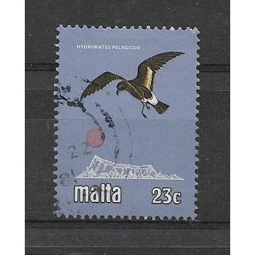 Malta.SG658 23c British Storm Petrel.Fine Used.Mar17
