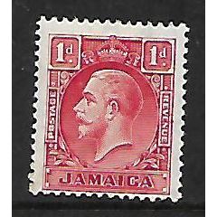 JAMAICA 1929 1d GREEN SG 108 M / MINT