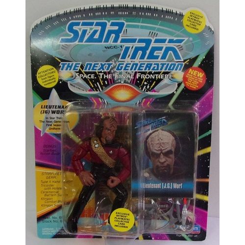 STAR TREK ' THE NEXT GENERATION ' LT .WORF action figure (1993)