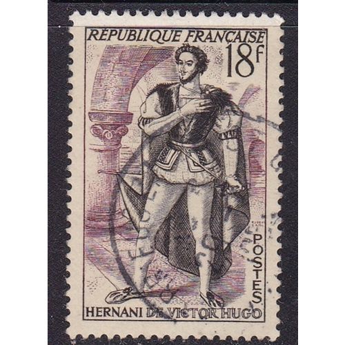 FRANCE 1953 LITERARY FIGURES 18f HUGO USED SG1165