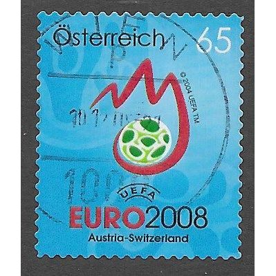 AUT 2008 65c (S/A) 'EURO 2008 FOOTBALL ' FINE USED (EBID73-335)