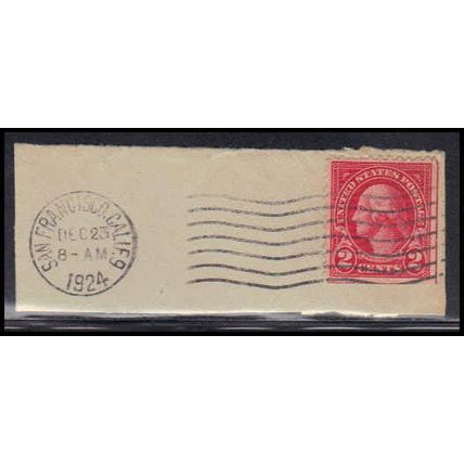 Used 634 2c George Washington Fine San Francisco, CA. 9 BPS E0132