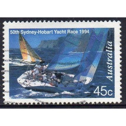 Australia 1994 50th Sydney-Hobart Yacht Race - Nearing Tasmania 45c Sheet Used