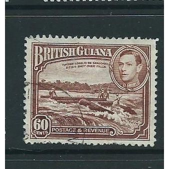 british guiana stamps george v1 sg315 sg 315 used 60c fu