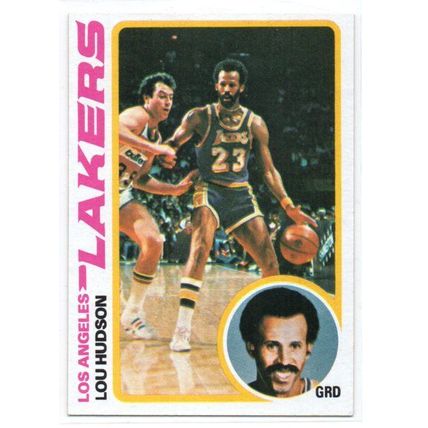 78 79 TOPPS LOU HUDSON LAKERS