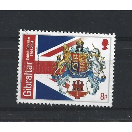 Gibraltar.300th Anniversary of British Gibraltar stamp.Fine Used.Nov23