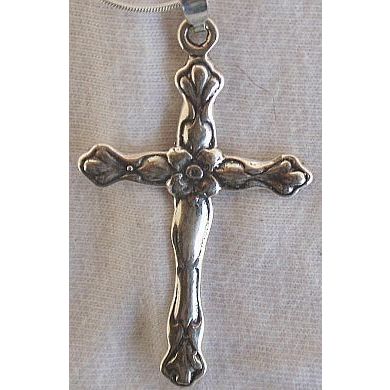 Cross silver pendant-FW