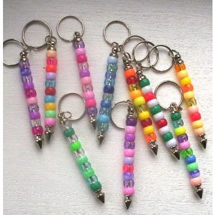 Beaded Keyring, Lucky Dip, Handmade, Gift
