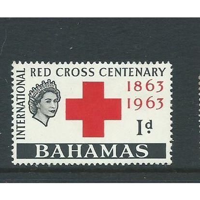 Bahamas stamps red cross 1d sg266 sg 266 hm 1963
