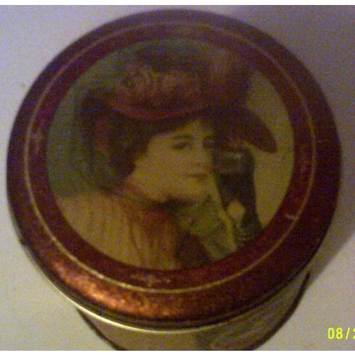 Coke Coca Cola round tin Canister 1985
