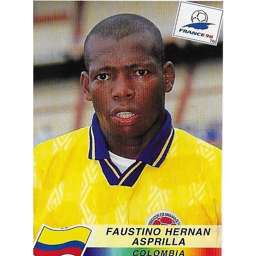 Panini's FIFA World Cup France 1998 Stickers: No.460 - Asprilla