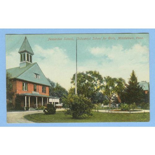 CT Middletown Fessenden School Industrial School For Girls View Of Old Sch~531