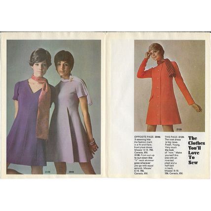 McCalls Fashion Digest Pamphlet November 1969?? The Clothes You’ll Love To Sew