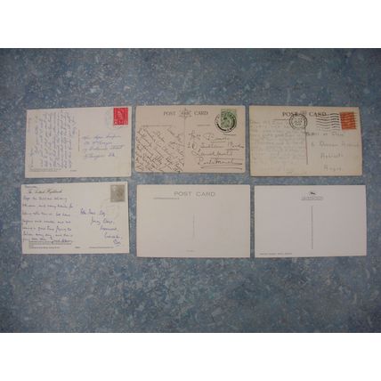 6 old Scottish (Scotland) Postcards – Aberdeen, Dunrobin, Dornoch Firth etc.