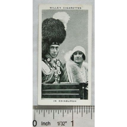1937 Wills Our King & Queen No. 33 In Edinburgh, 1929