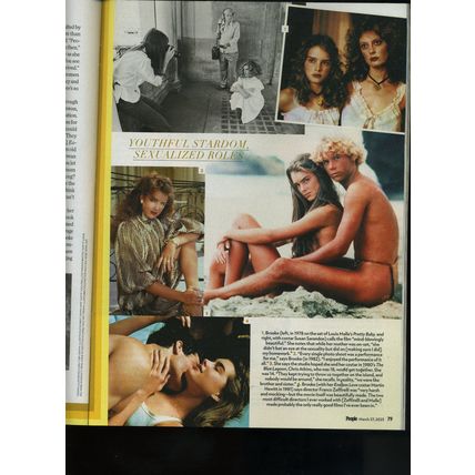PEOPLE MAGAZINE March 27, 2023 BROOKE SHIELDS UNTOLD STORY Details TESLA Crash