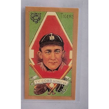 TY COBB 1911 / T205 Tobacco Card Reprint TIGERS NM- Condition