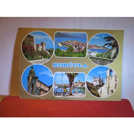 KORCULA, Croatia used postcard.. JUGOSLAVIA / Yugoslavia 1976 pm =