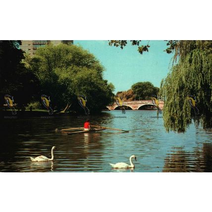 River Ouse At Bedford, PLX 14617 Colourmaster Postcard, 1977