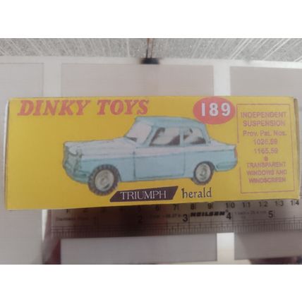 Dinky No189 Triumph Herald Repro/Replica Box