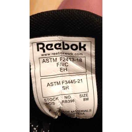 Reebok Womens Lavante Trail 2 Pink Work Safety Shoes Size 8M Warehouse Shoes