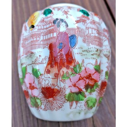 Geisha Girl Bone China Tea Time Plates Bowls Pouring Pitcher 5 Piece Set Japan