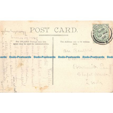 R093693 Dorothy Vernons Steps. Haddon Hall. Valentine. 1908