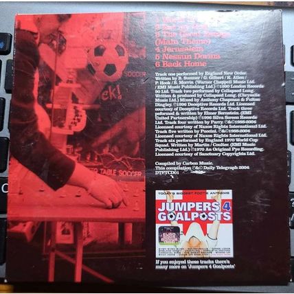 Fantasy Football Anthems 2004 CD Promo The Daily Telegraph A 6 Track EP