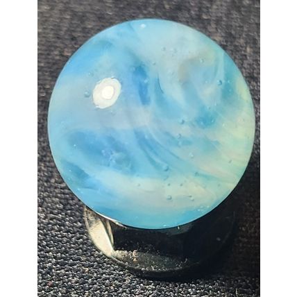 UV Vintage Ghost Swirl Marble .61 Inch Mint- Condition Combined Shipping R2